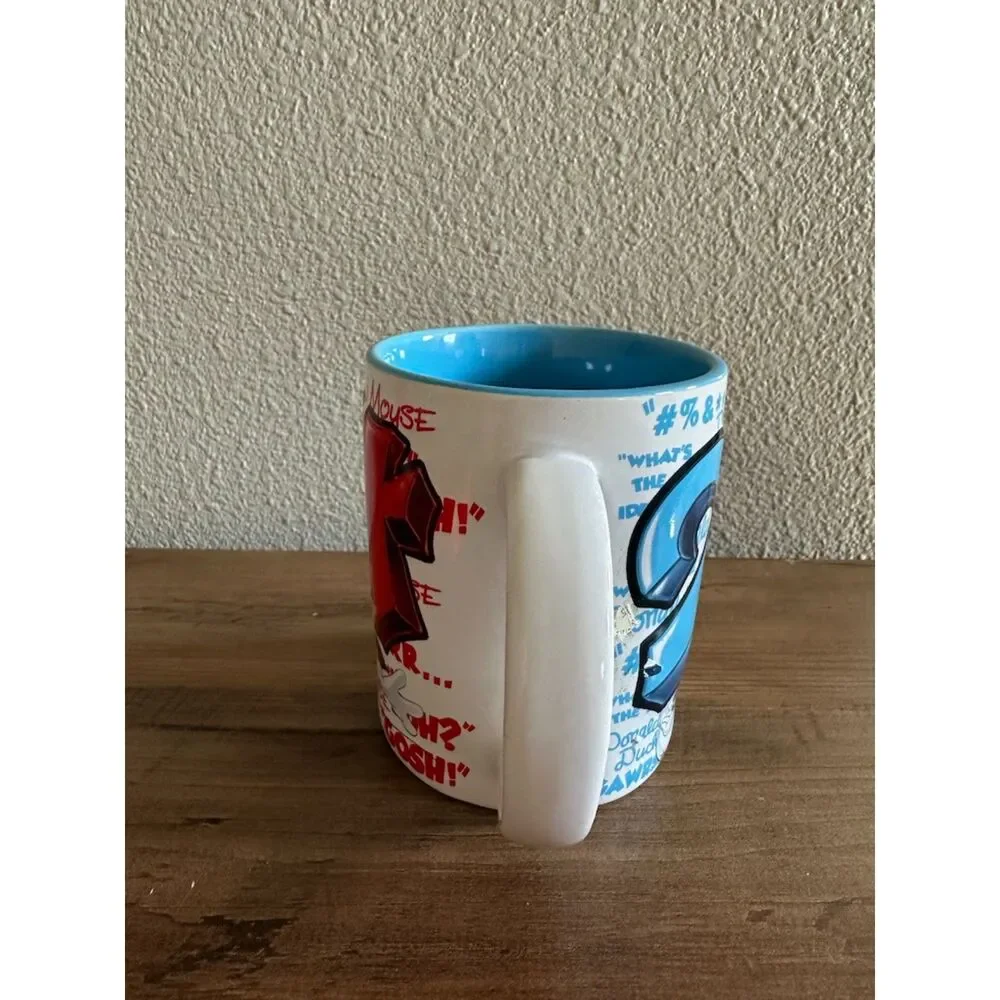 Disney 2014 Mickey Mouse Donald Duck Pluto Goofy Jerry Leigh Coffee Mug 2014